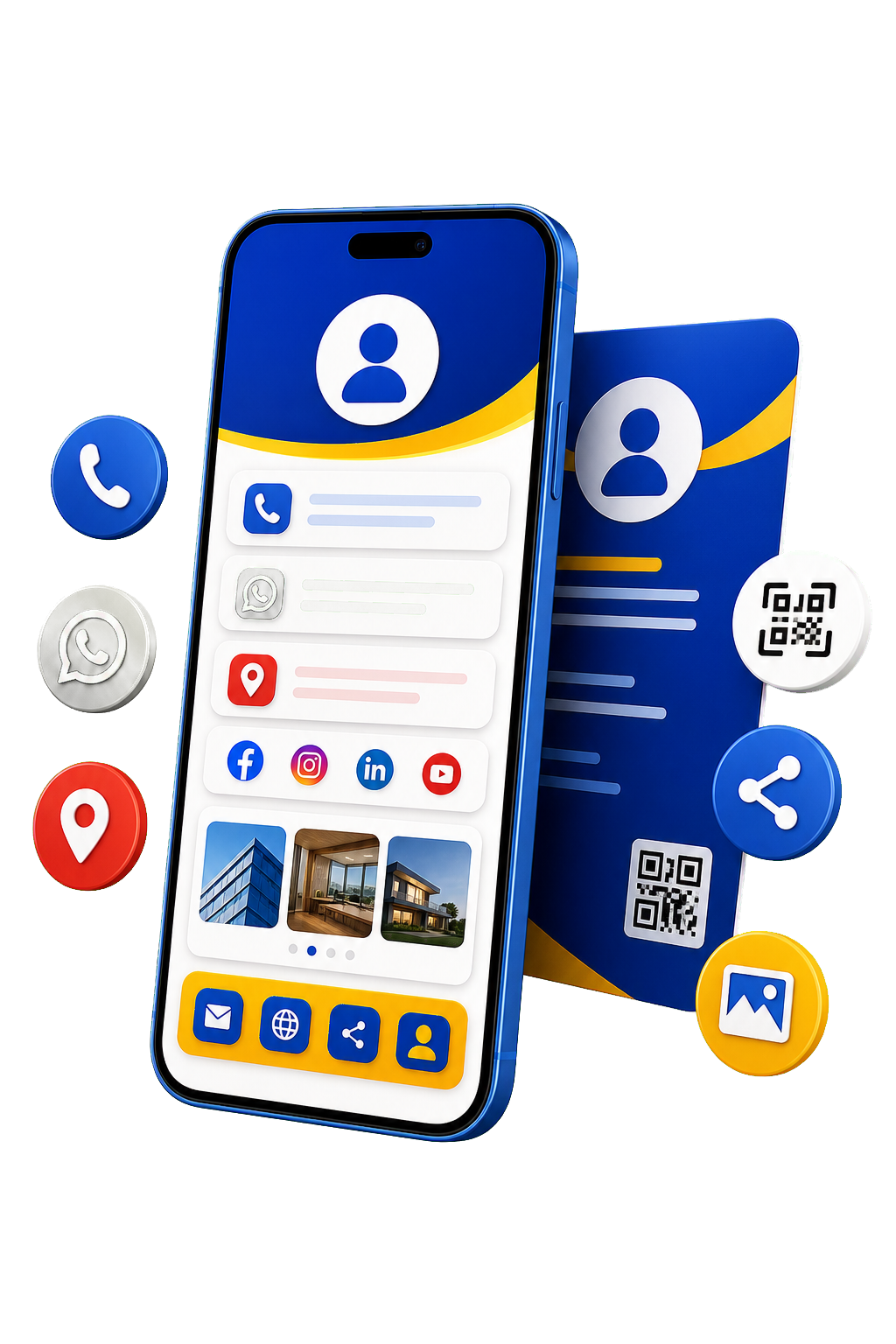 Digital Visiting Card preview